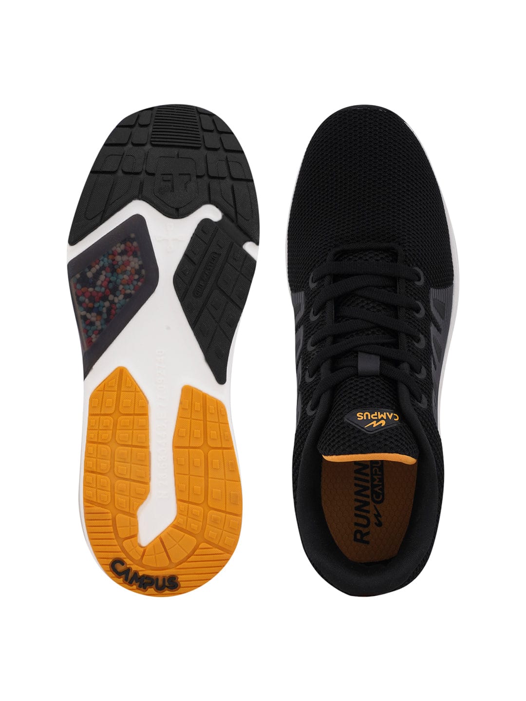 FINCH Black Men's Running Shoes