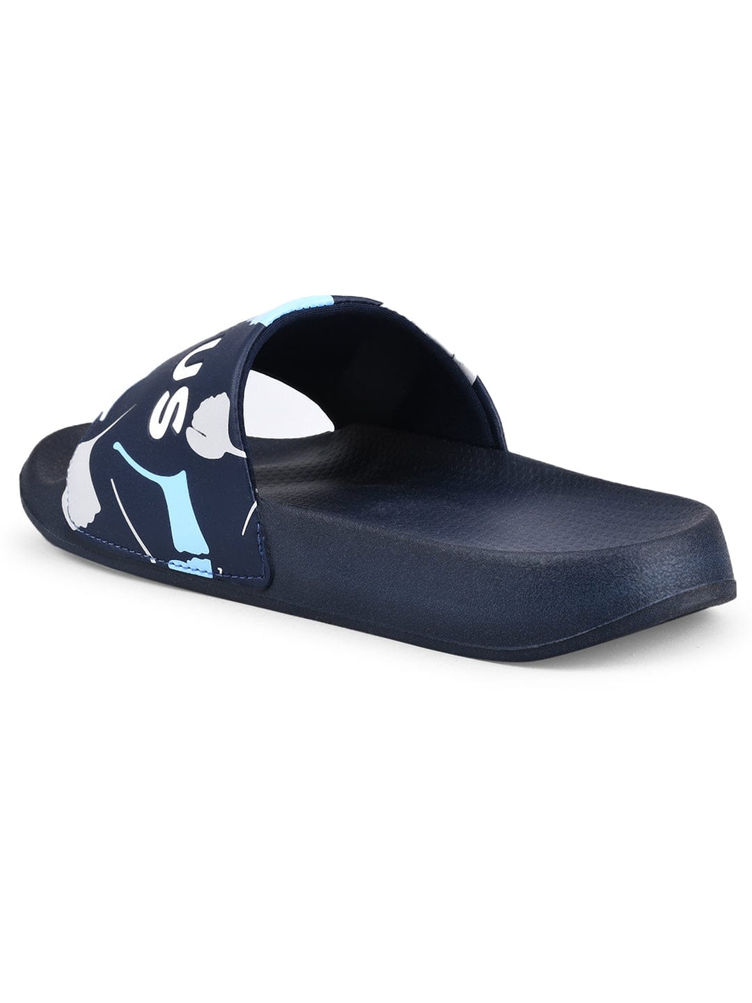 SL-433 Blue Men's Slides