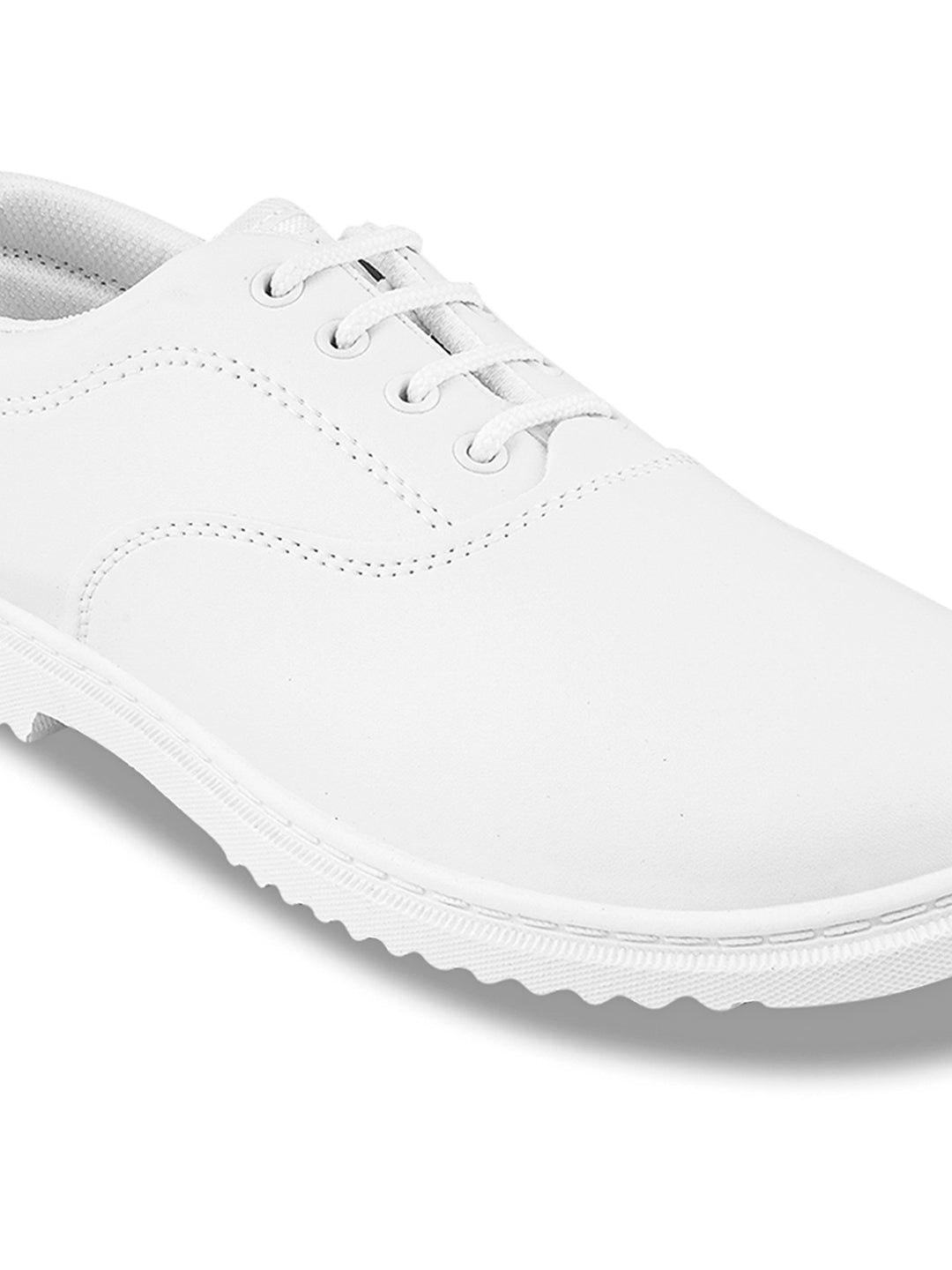 CS-A7A White Men's School Shoes