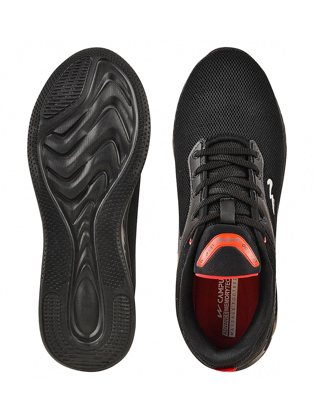 ARIES Black Men's Running Shoes