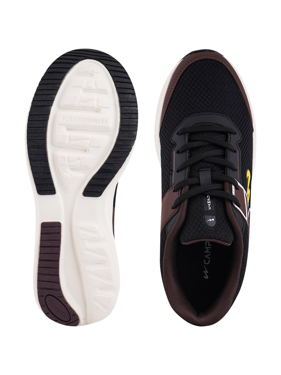 DECOR Black Men's Sports Shoes