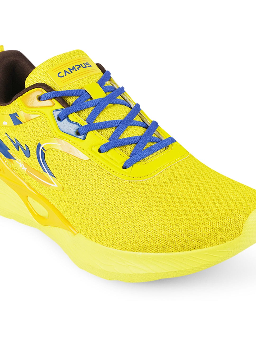 CAMP ZONE Yellow Men's Running Shoes