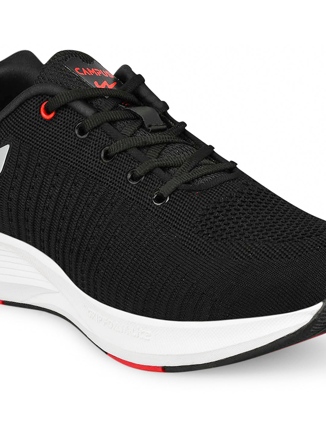 ELEMENTO Black Men's Running Shoes