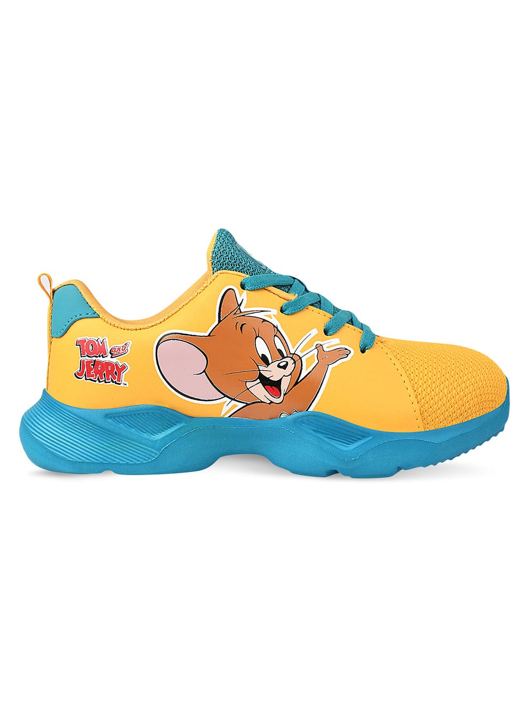 T&J-02 Yellow Kid's Running Shoes