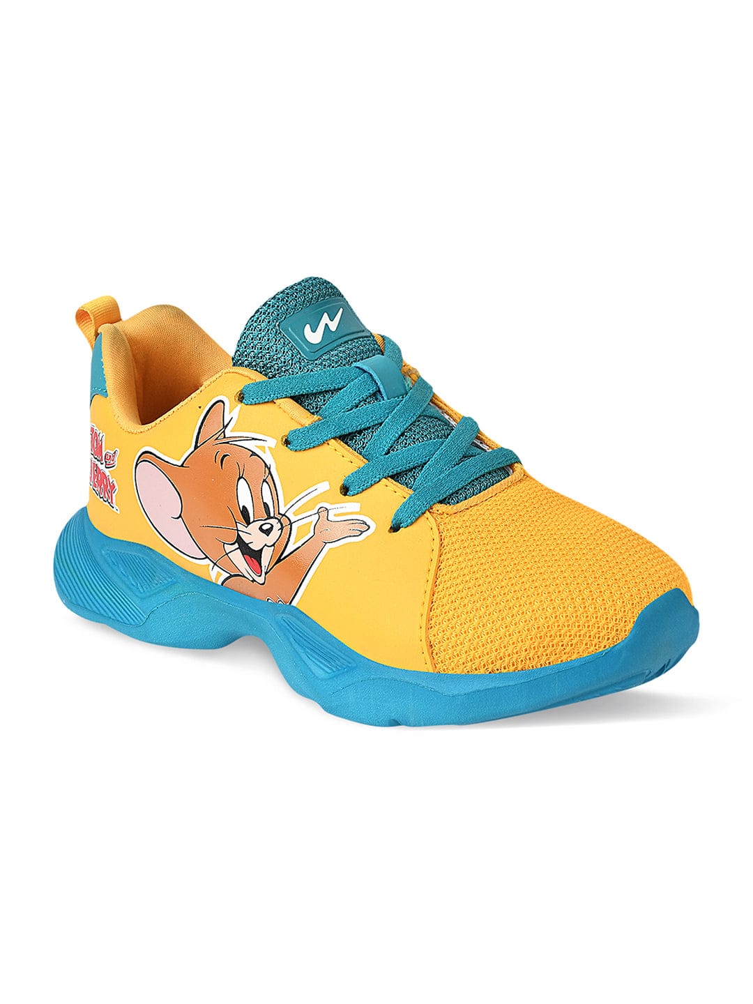 T&J-02 Yellow Kid's Running Shoes