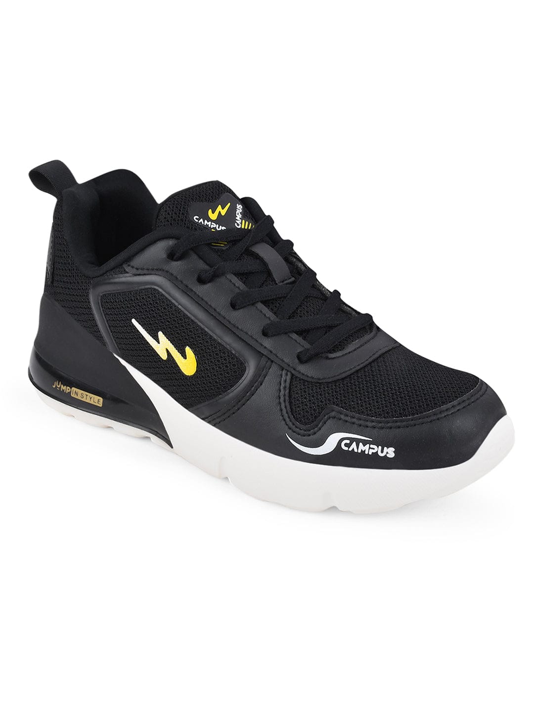 CAMP-TIM-CH Black Child Running Shoes