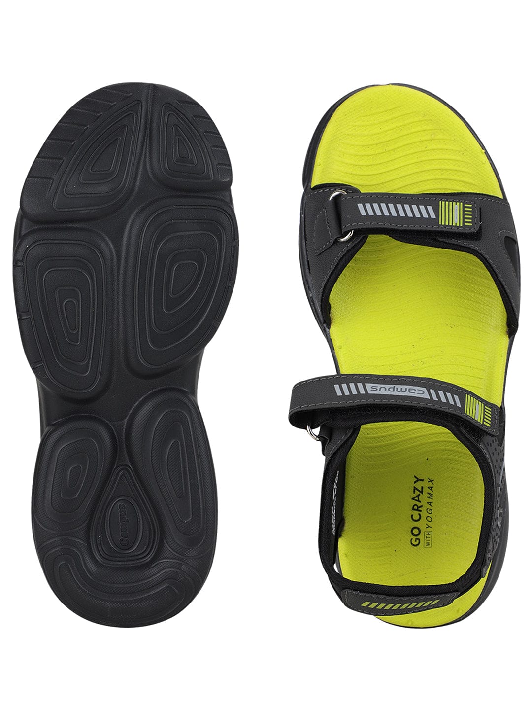 GC-25C Grey Kid's Sports Sandals