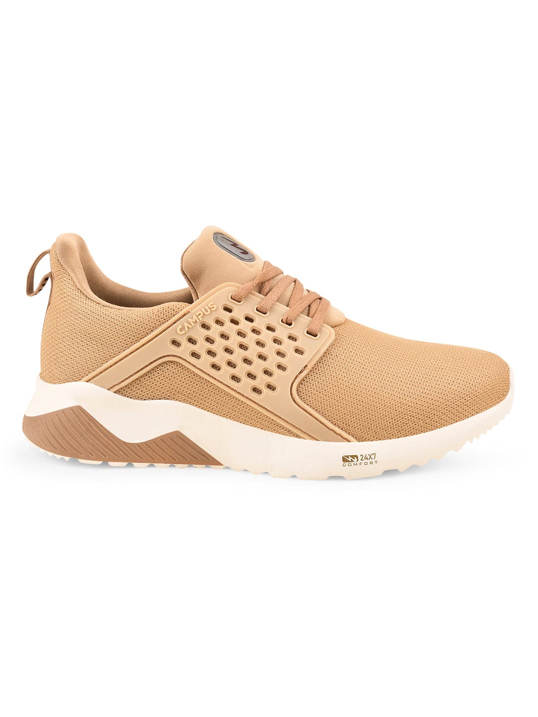 CAMP-ACHIEVER Beige Men's Running Shoes