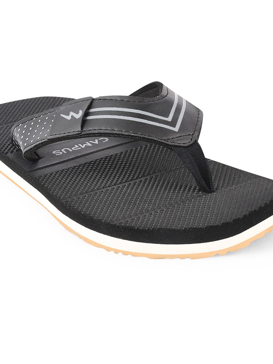 GC-1051 Black Men's Flip Flops