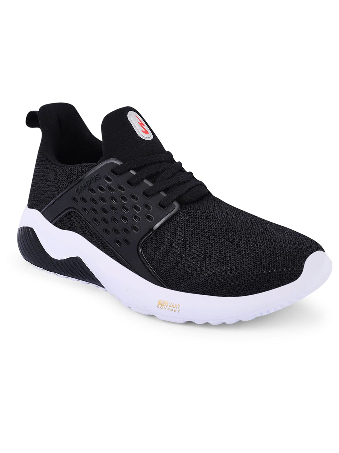 CAMP-ACHIEVER Black Men's Running Shoes