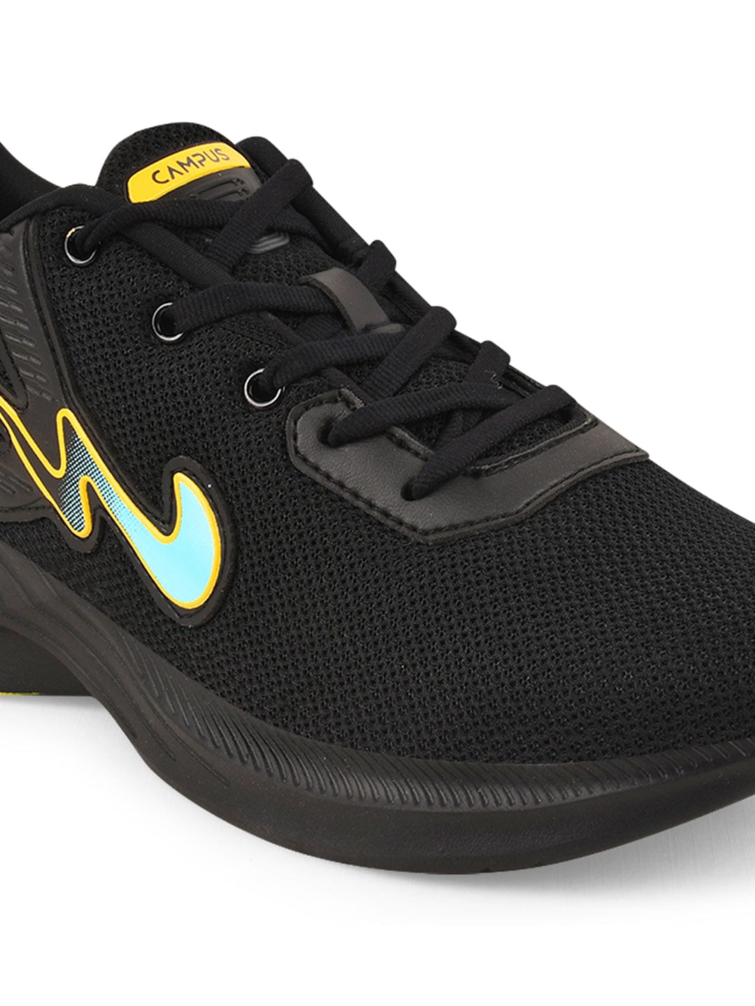 CAMP BOOSTER Black Men's Running Shoes