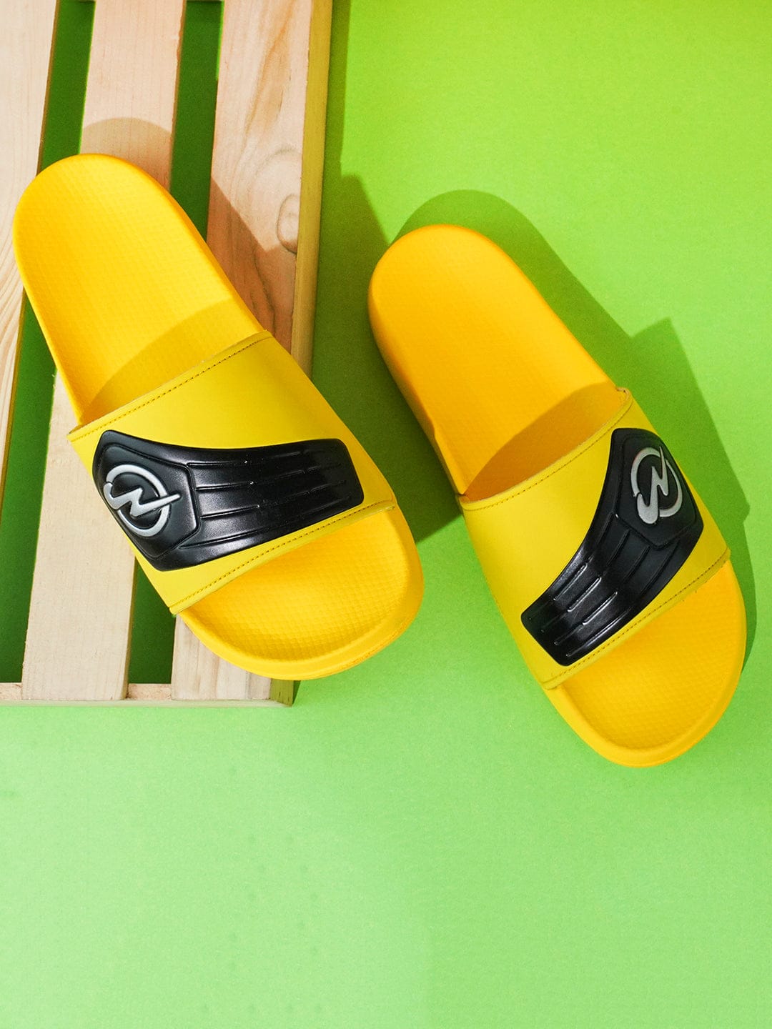 SL-429 Gold Men's Slides