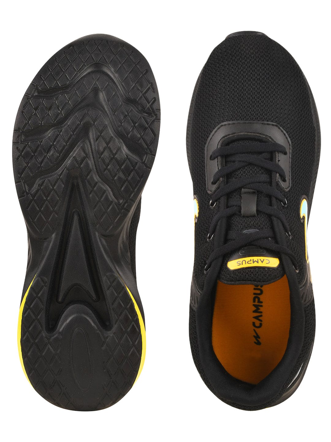 CAMP BOOSTER Black Men's Running Shoes