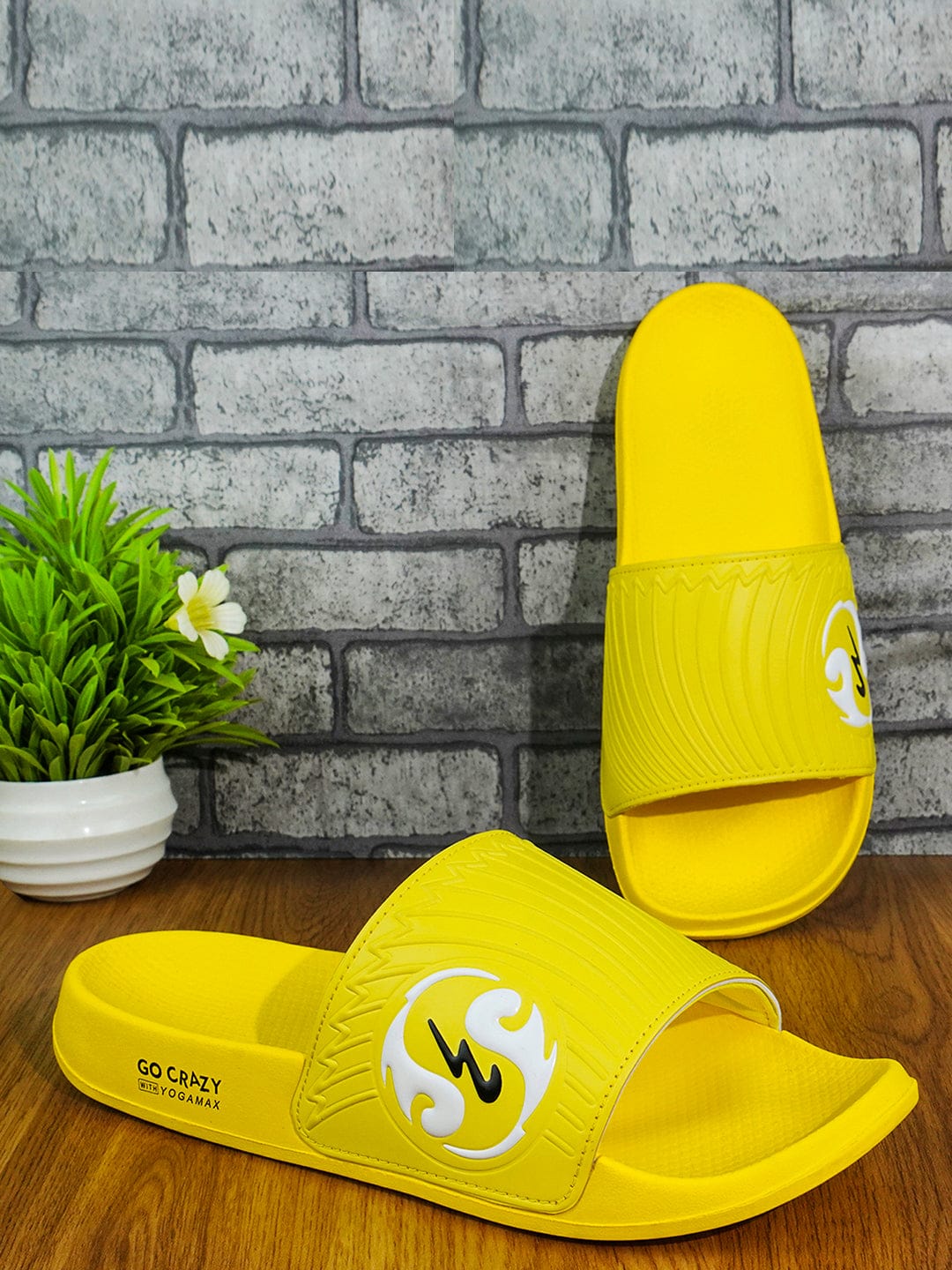 SL-430 Gold Men's Slides