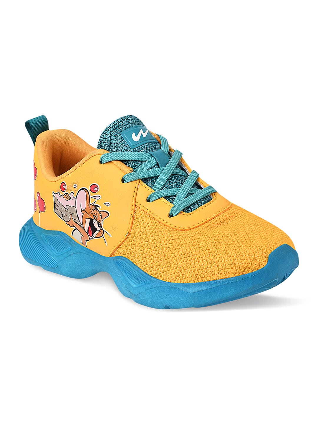 T&J-04 Yellow Kid's Running Shoes