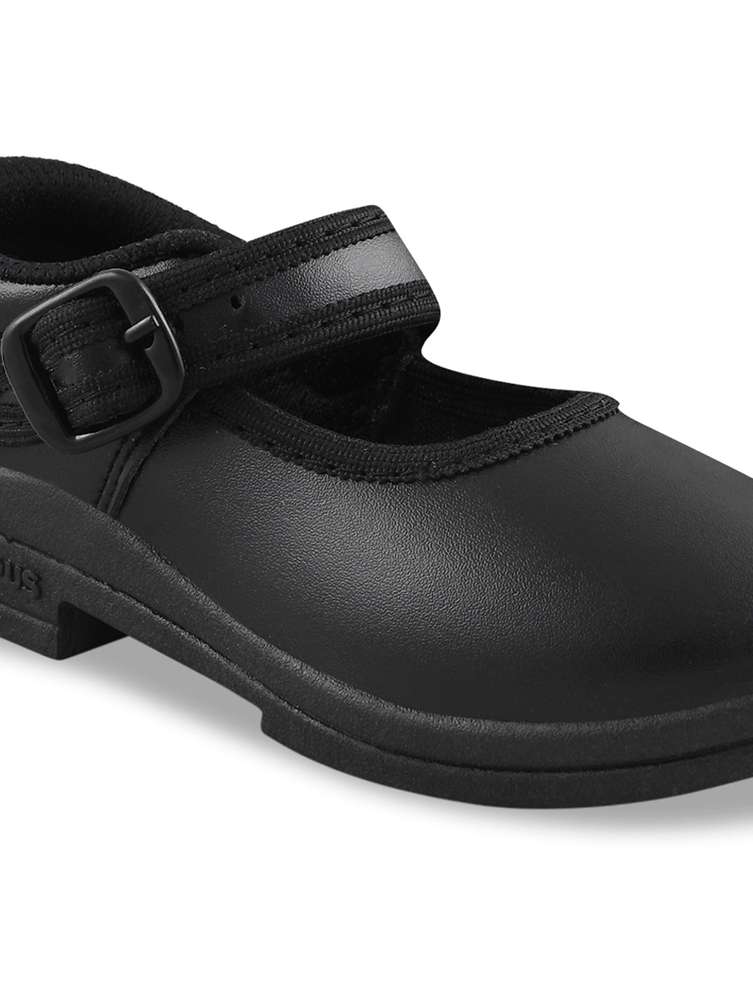 CS-A10A Black Girl's School Shoes