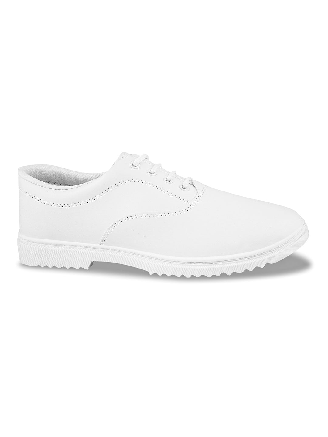 CS-A7A White Men's School Shoes