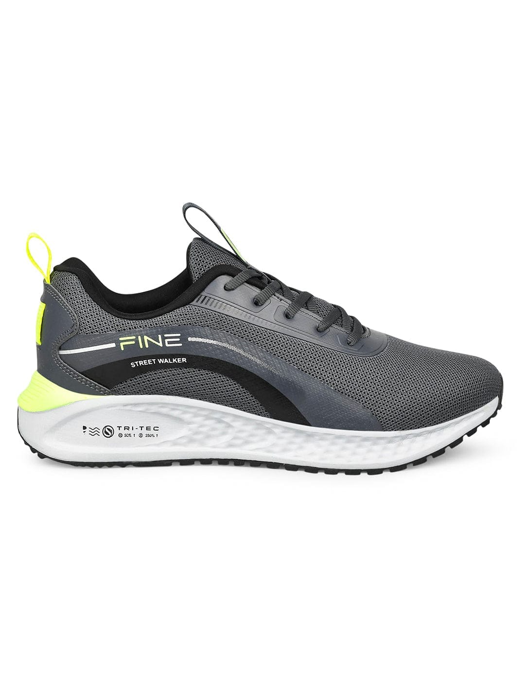 FINE Grey Men's Running Shoes