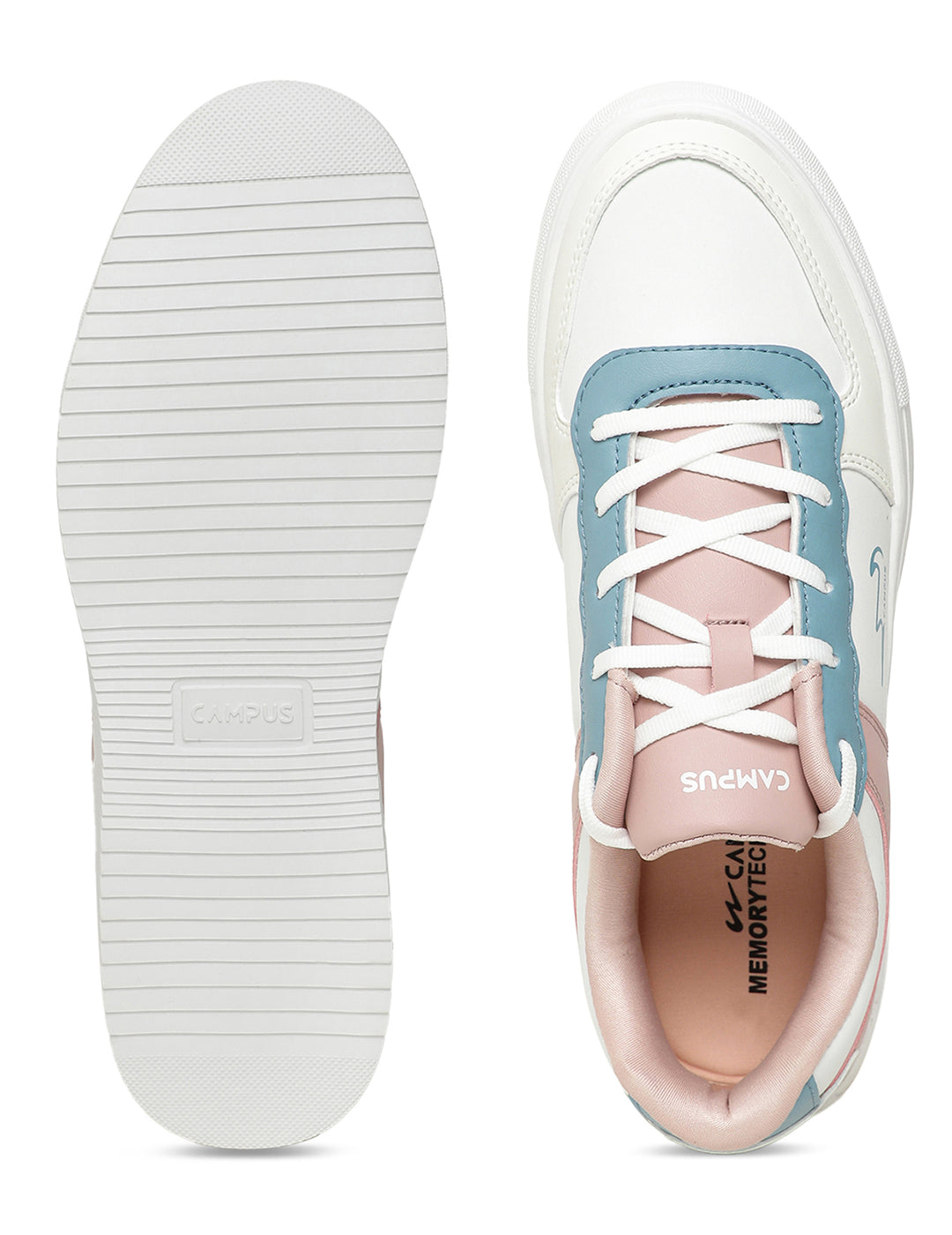 BOUGIE White Women's Sneakers