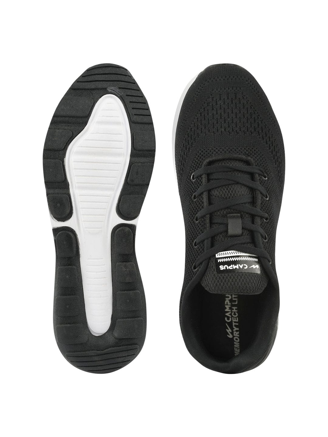 NORTH PLUS Black Men's Running Shoes