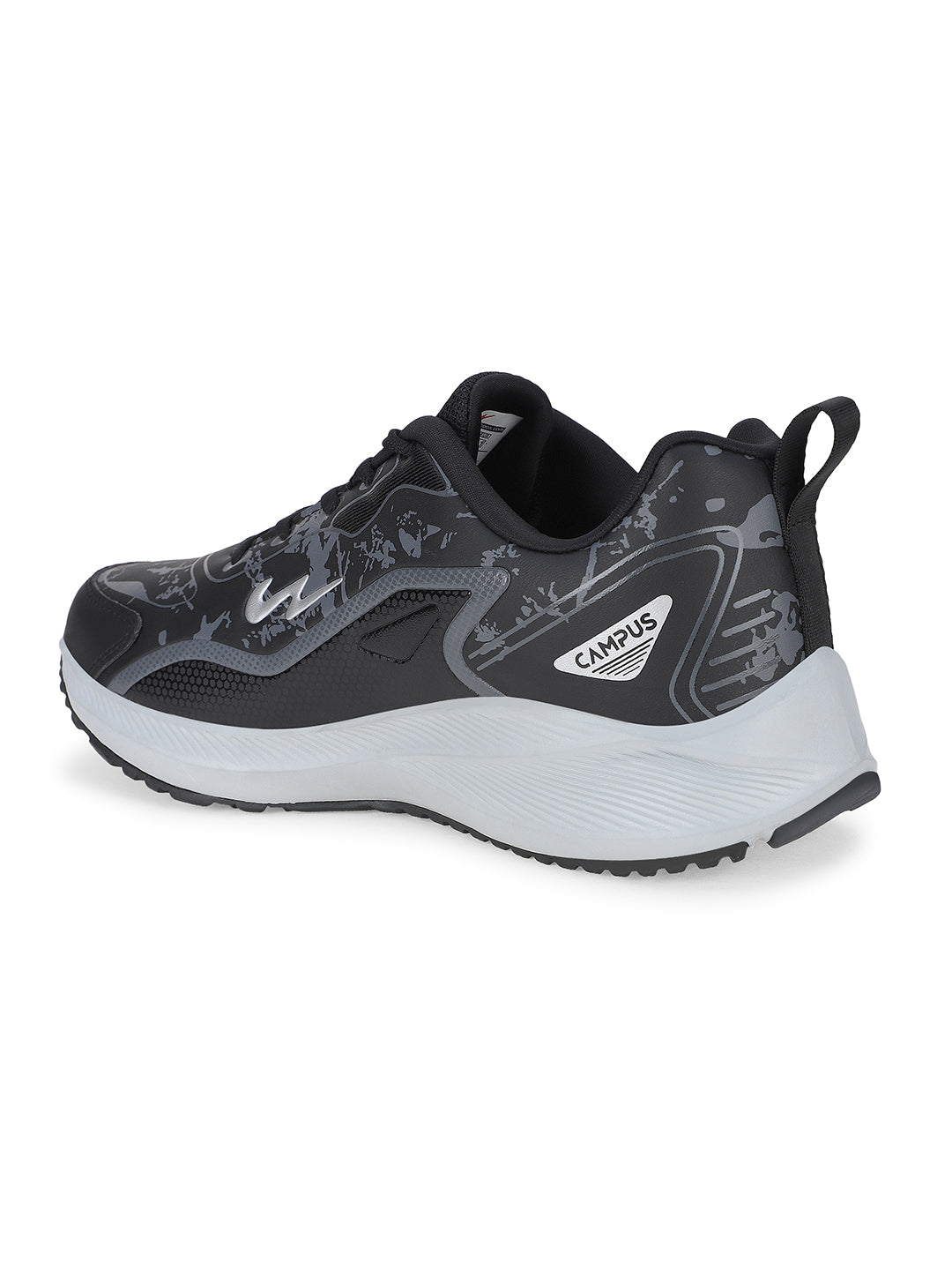 CAMP-DRAX Black Men's Running Shoes