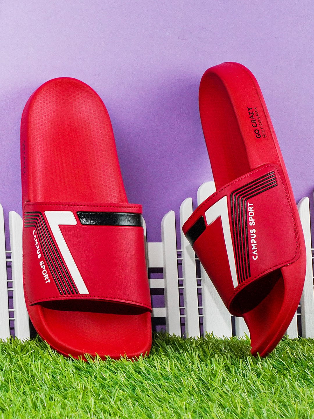 SL-432 Red Men's Slides