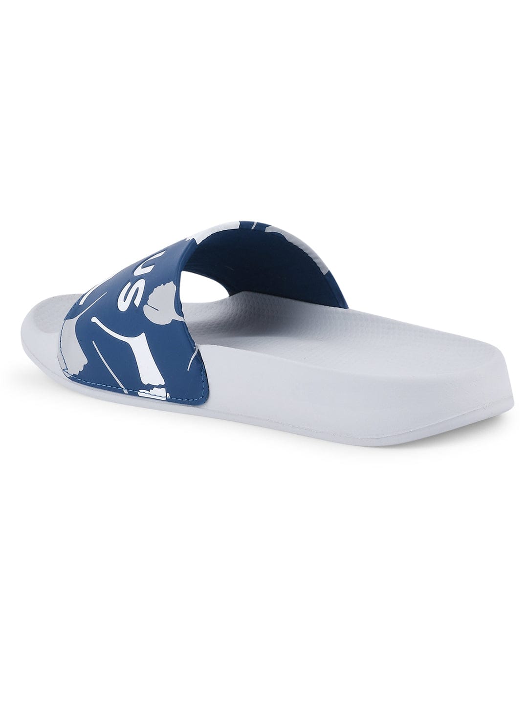 SL-433 Blue Men's Slides