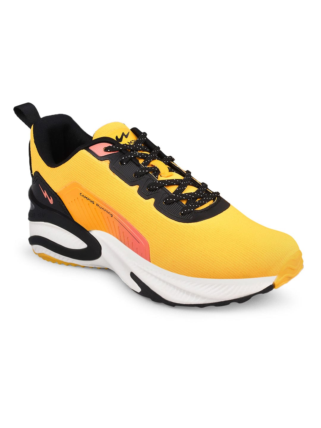 CAMP-HUSTUN Yellow Men's Running Shoes