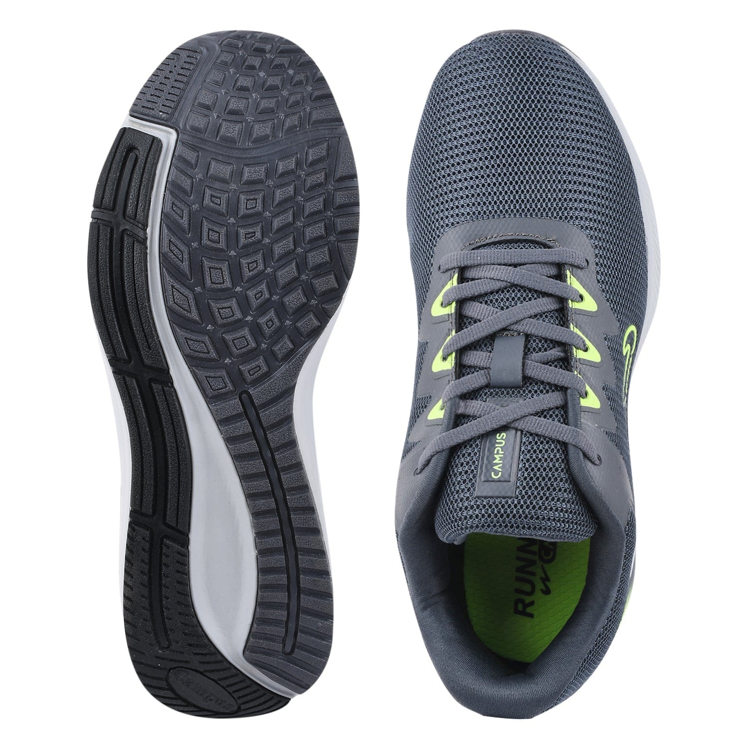 CAMP-XMEN Grey Men's Running Shoes