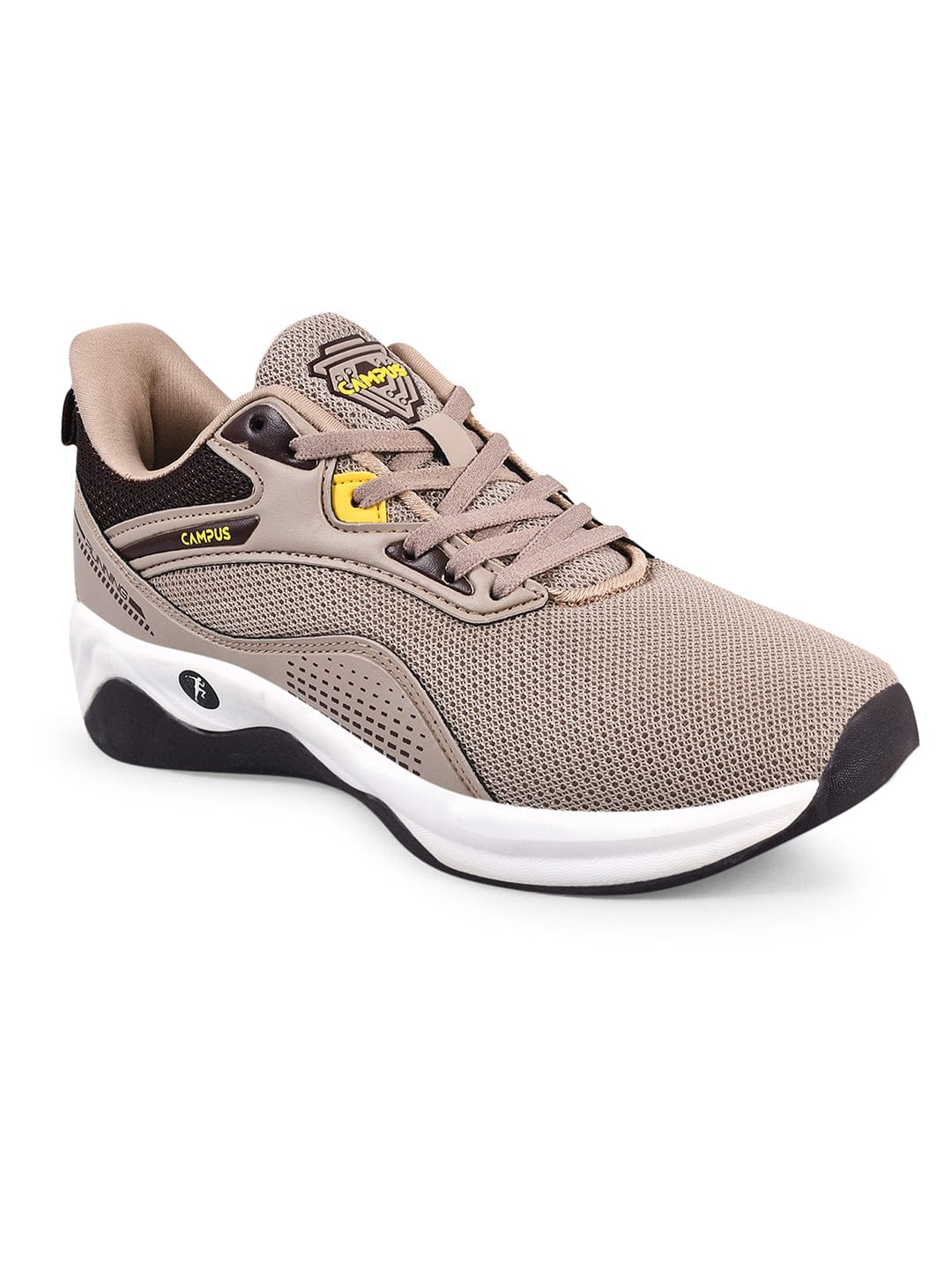 MARSHEL Beige Men's Running Shoes