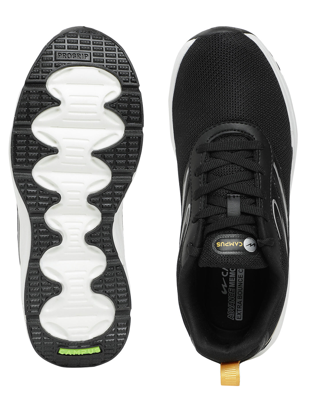 CONOR Black Men's Running Shoes