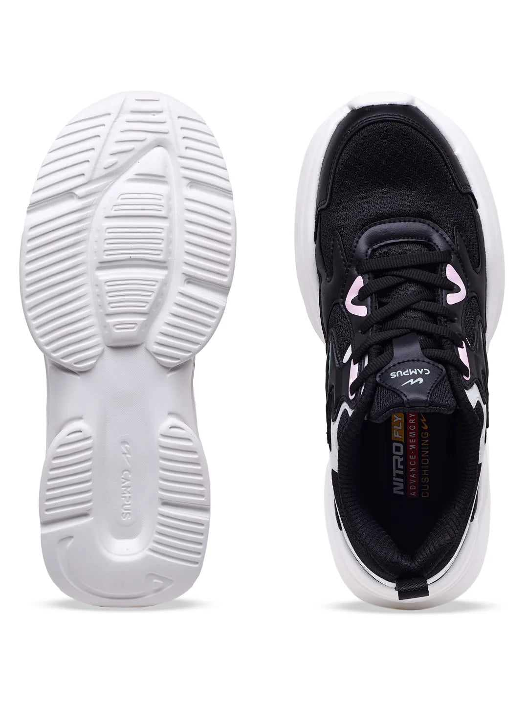 TWIRL Black Women's Sneakers