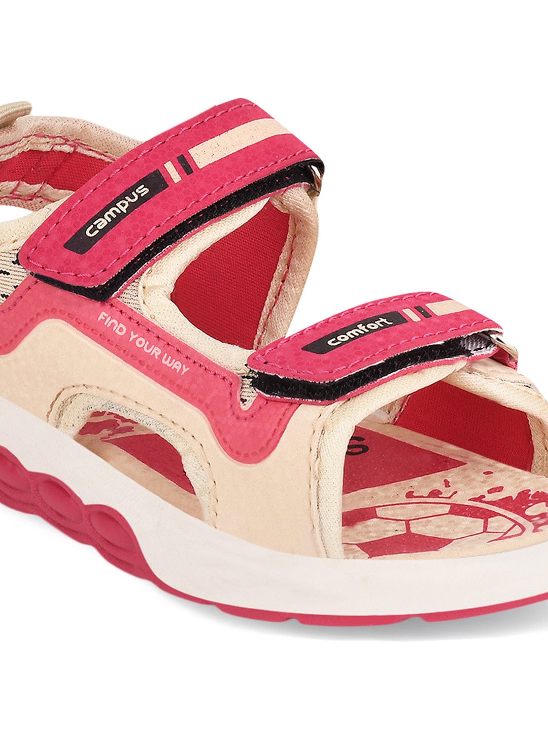 DRS-207 Cream Kid's Sandals