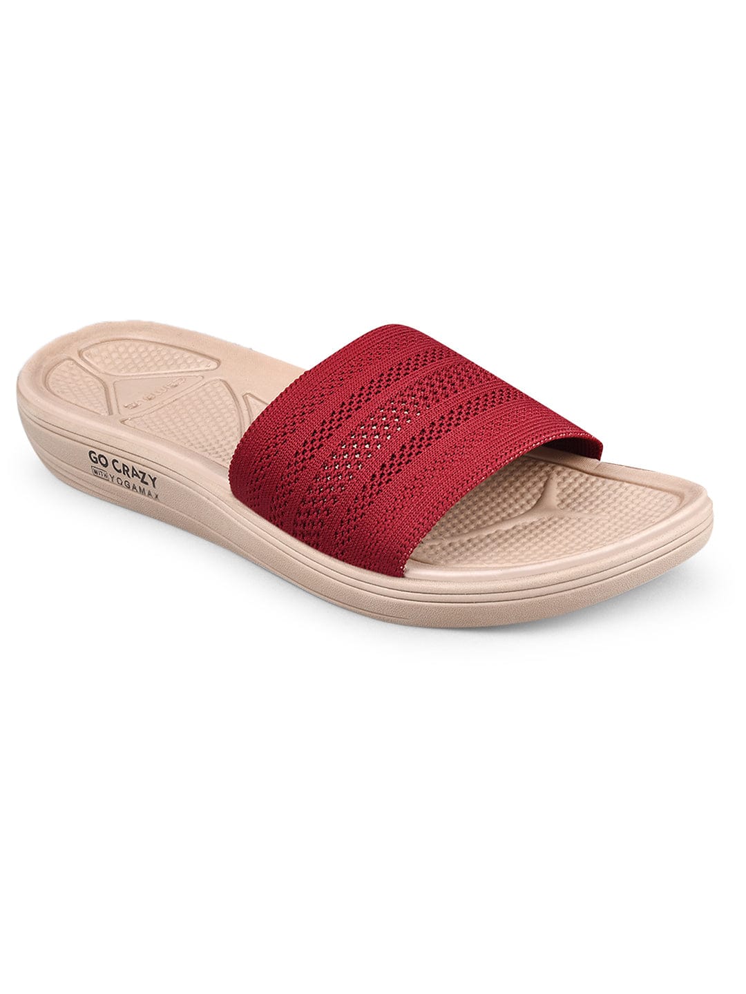 SL-404L-A Red  Women's Slides