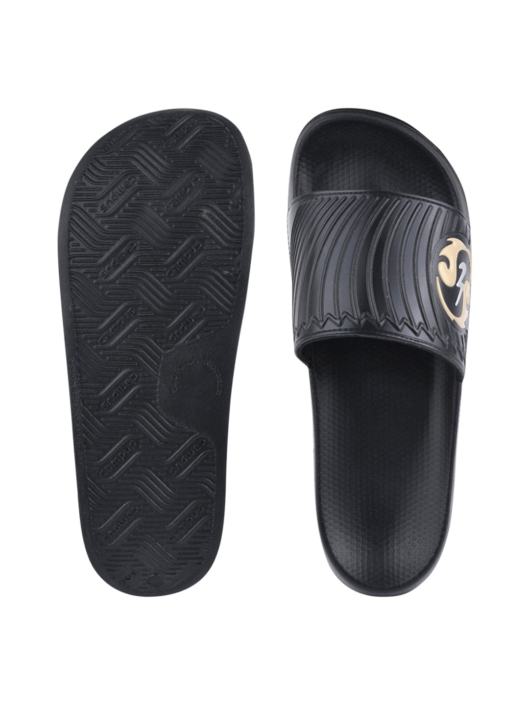 SL-430 Black Men's Slides