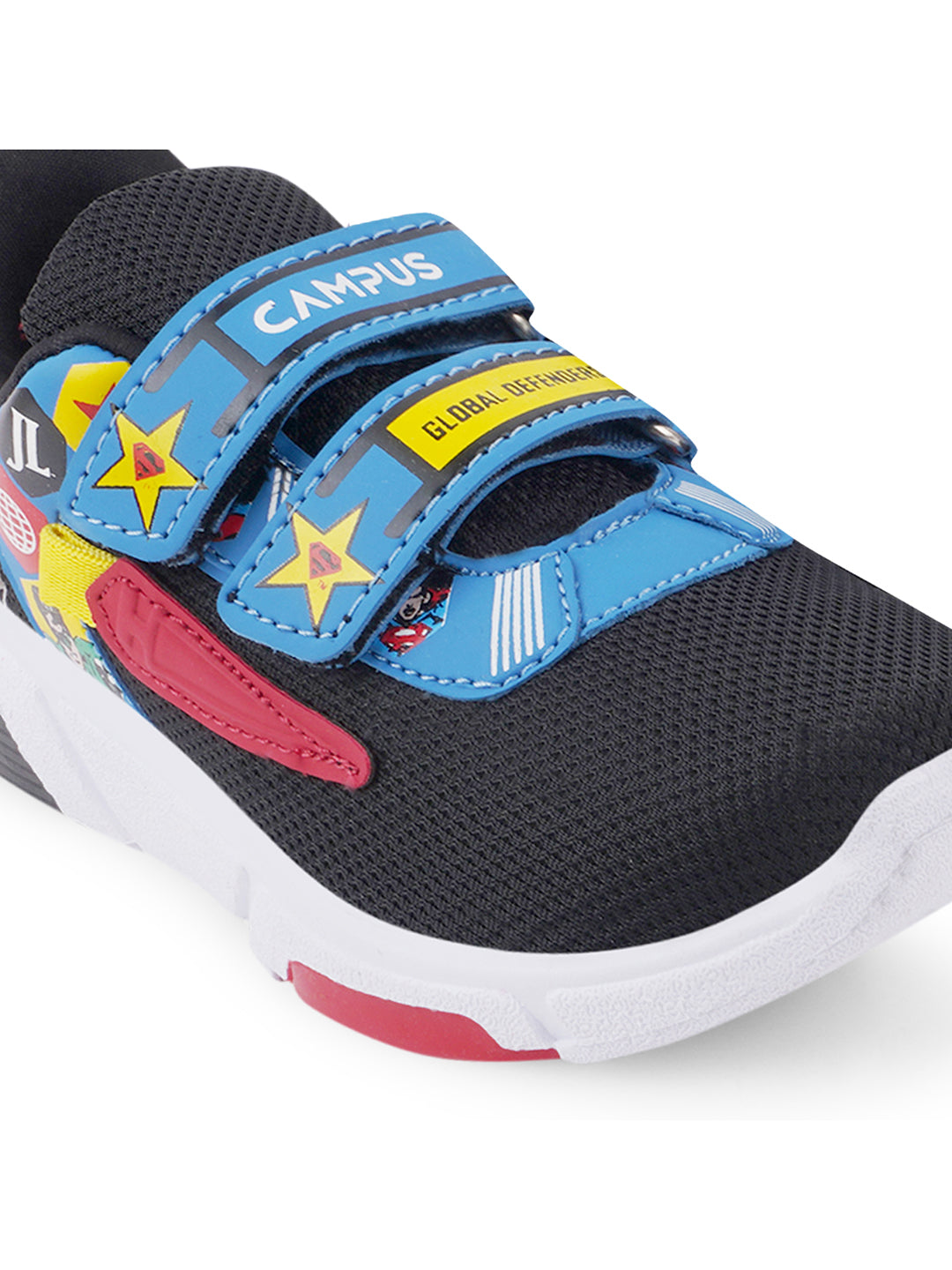 SRM-02V Black Kid's Running Shoes