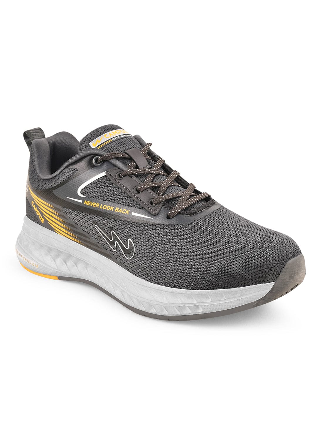 CAMP-DELIGHT Grey Men's Running Shoes