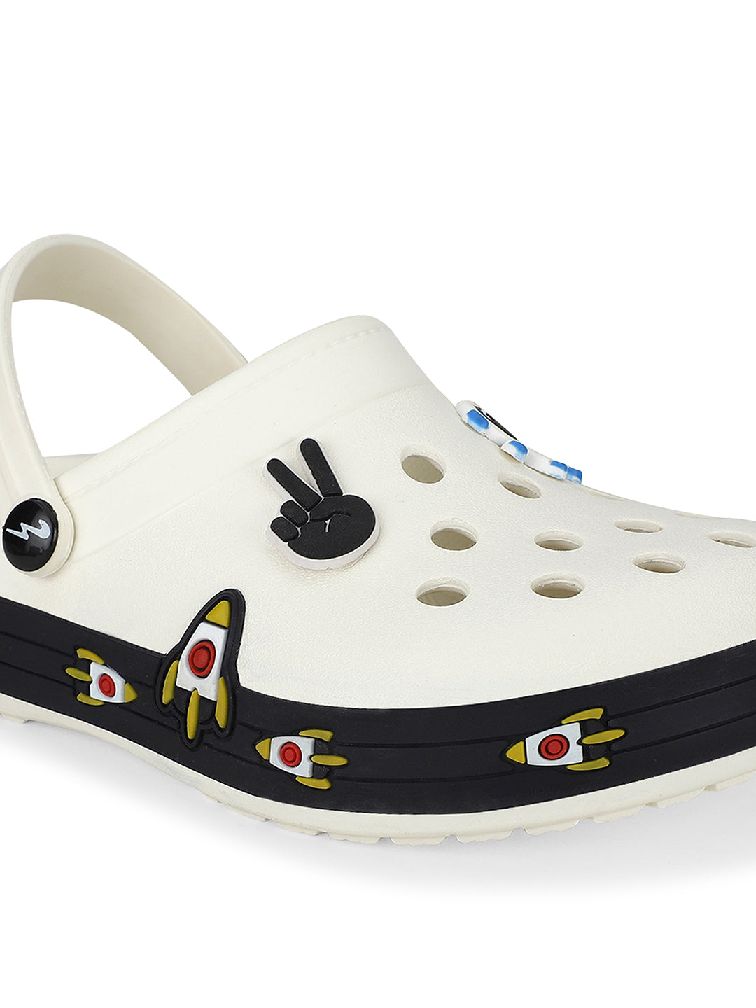 GC-4009C Off White Child Clogs