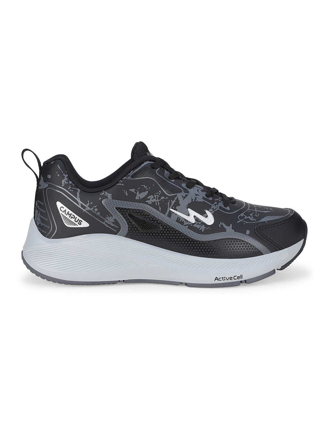 CAMP-DRAX Black Men's Running Shoes