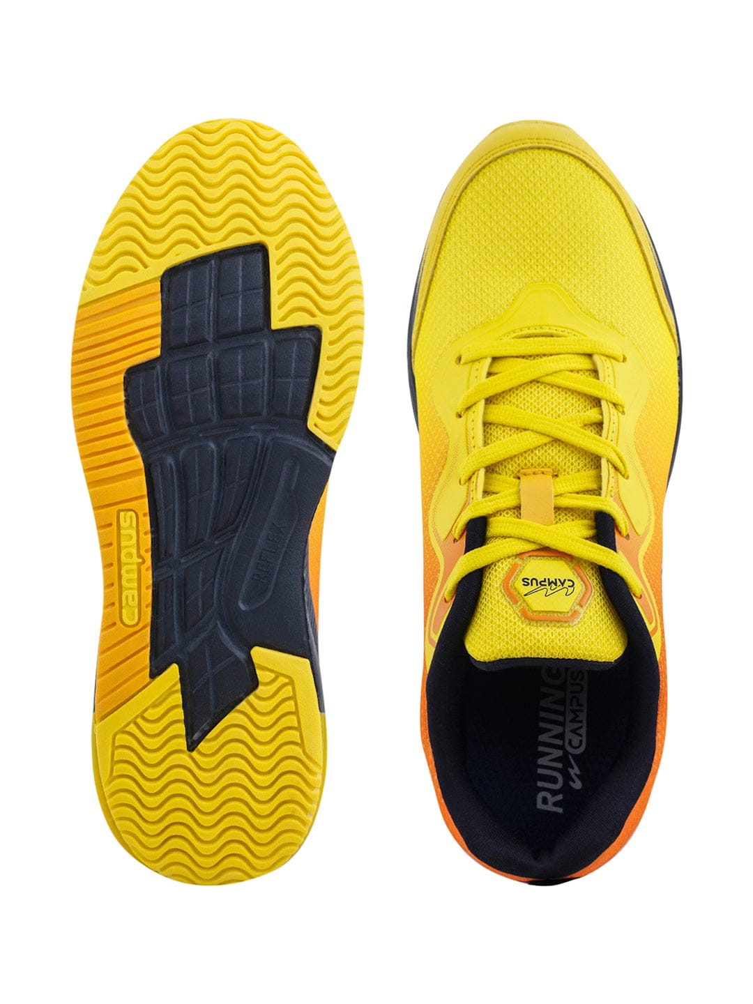 FANSHOE-2 Yellow Men's Running Shoes