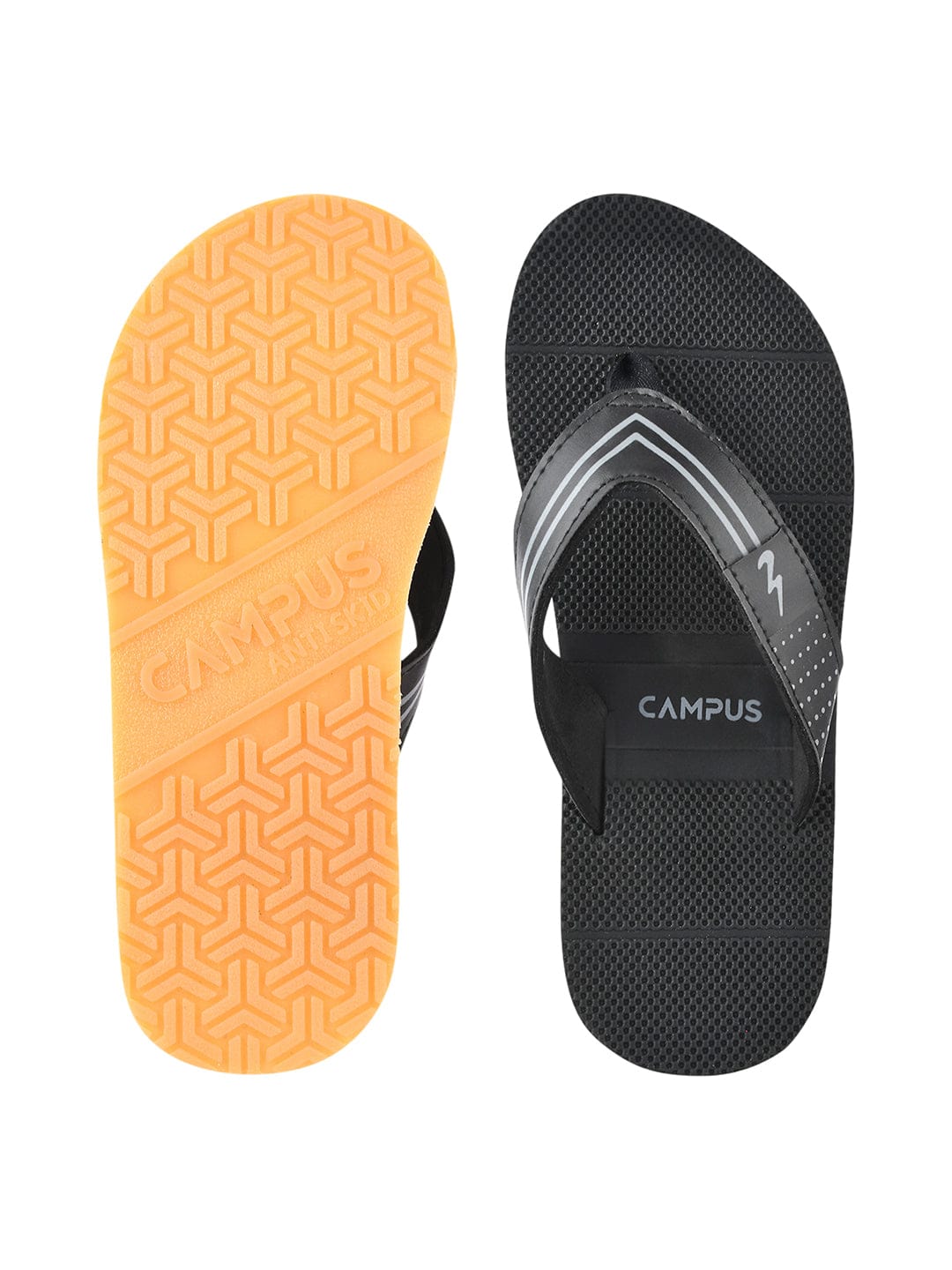 GC-1051 Black Men's Flip Flops