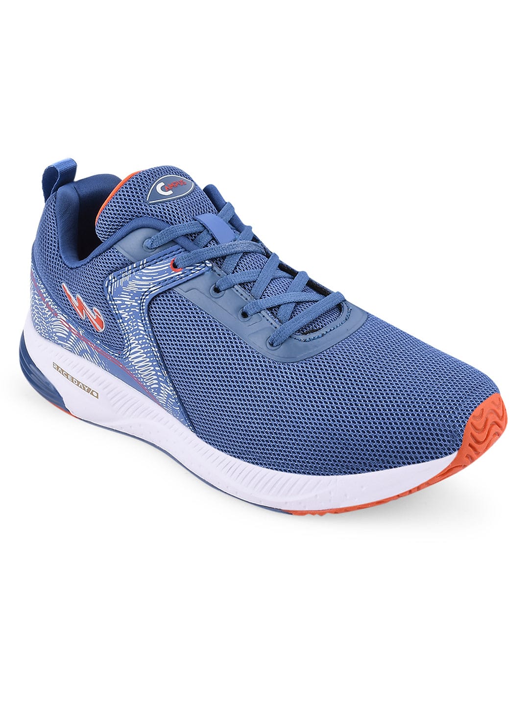 CAMP-SLASHER Blue Men's Running Shoes