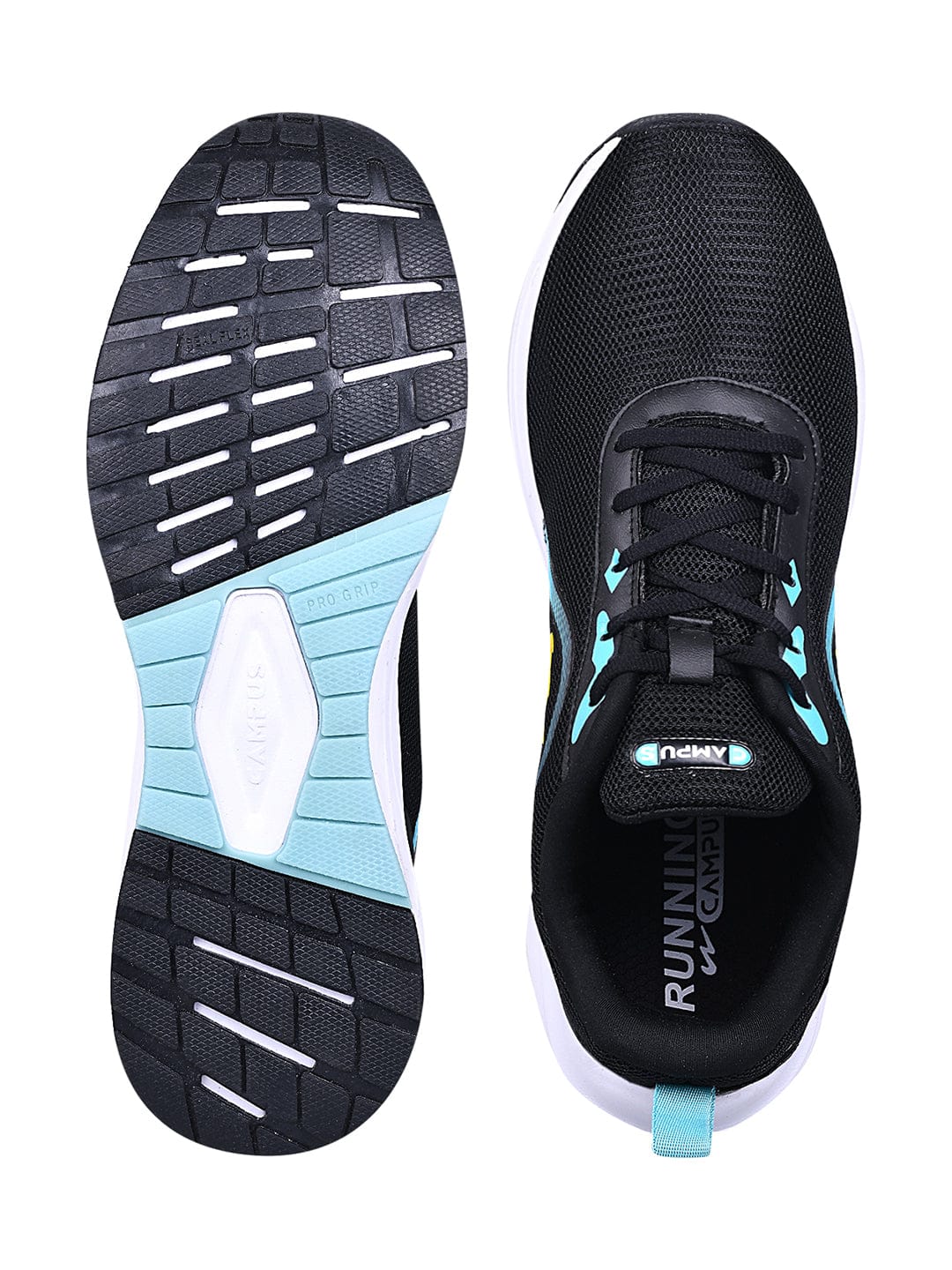 CAMP-GLACIER Black Men's Running Shoes