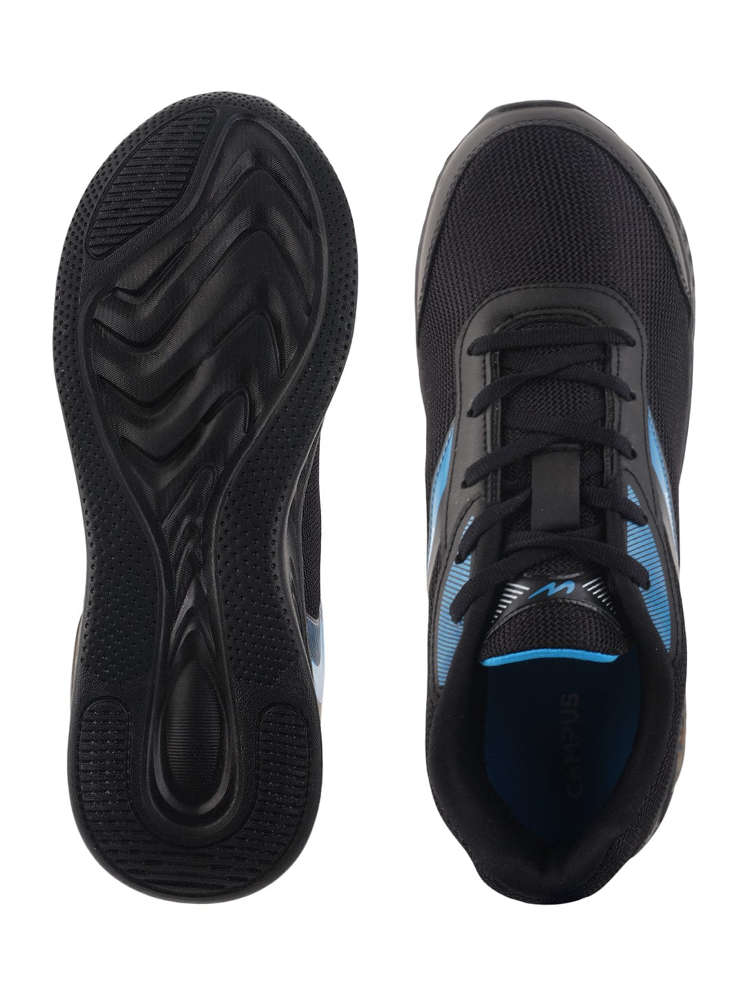 SWAGER Black Men's Running Shoes