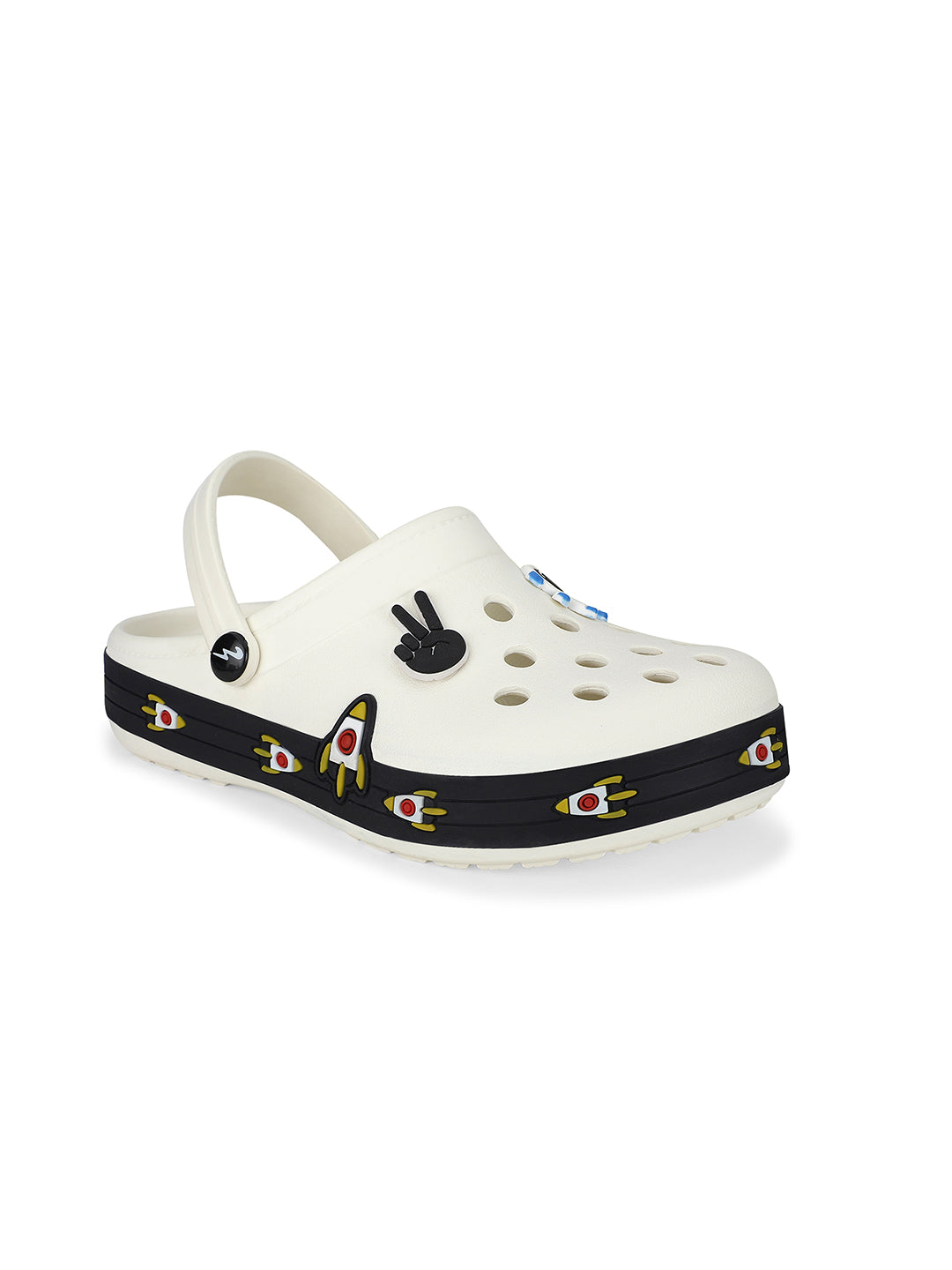 GC-4009C Off White Child Clogs