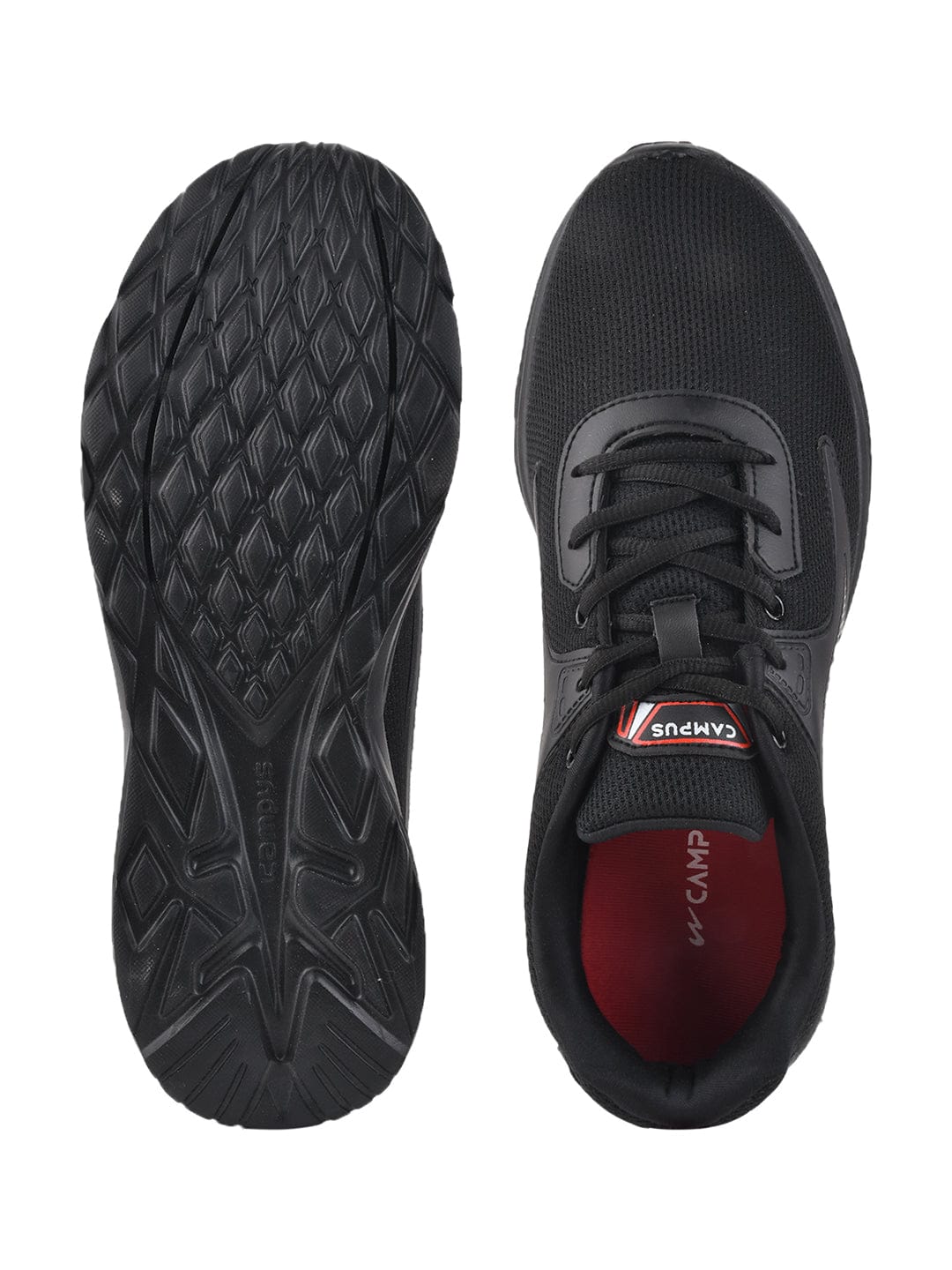 CAMP DEAN Black Men's Running Shoes