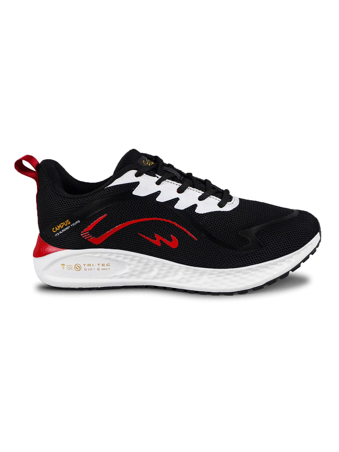 CAMP DRIFTER Black Men's Running Shoes