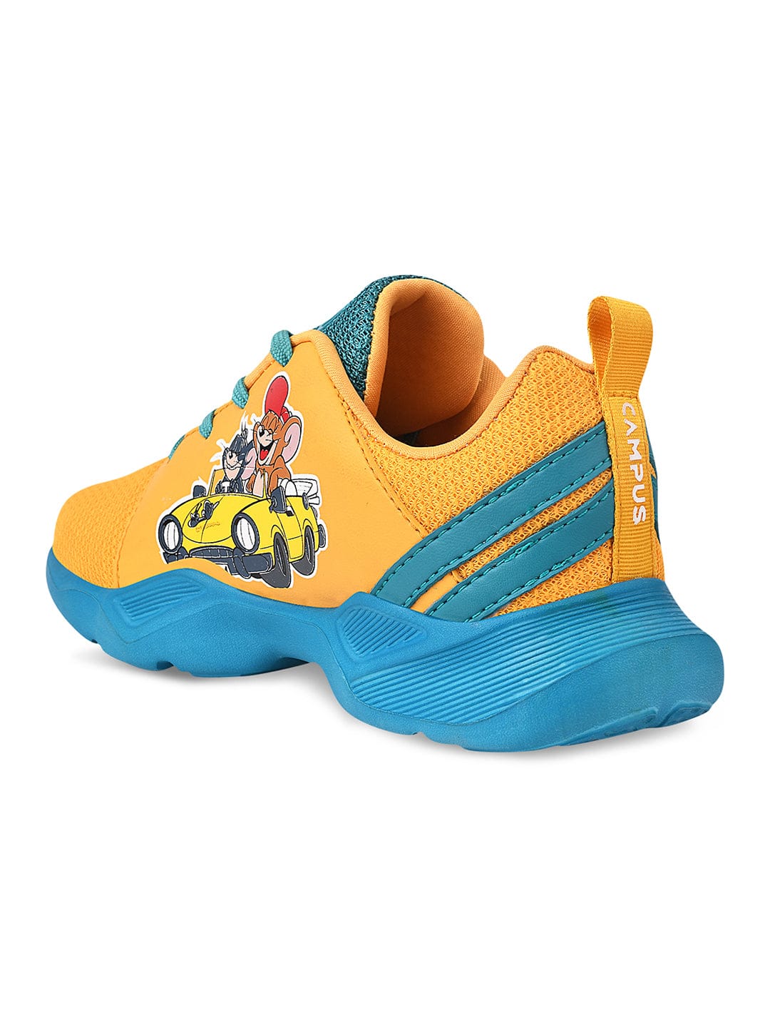 T&J-03 Yellow Kid's Running Shoes