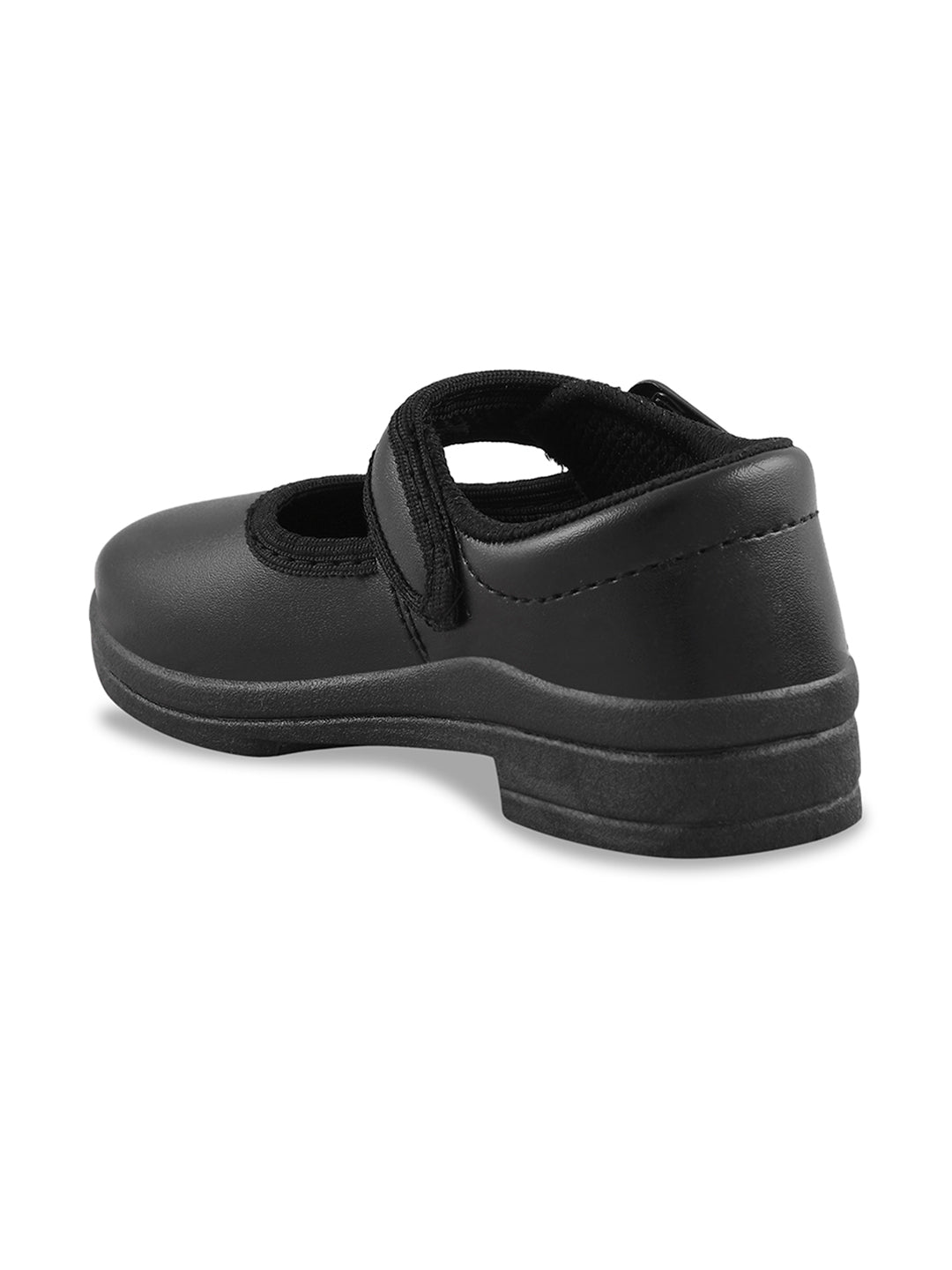 CS-A10A Black Girl's School Shoes