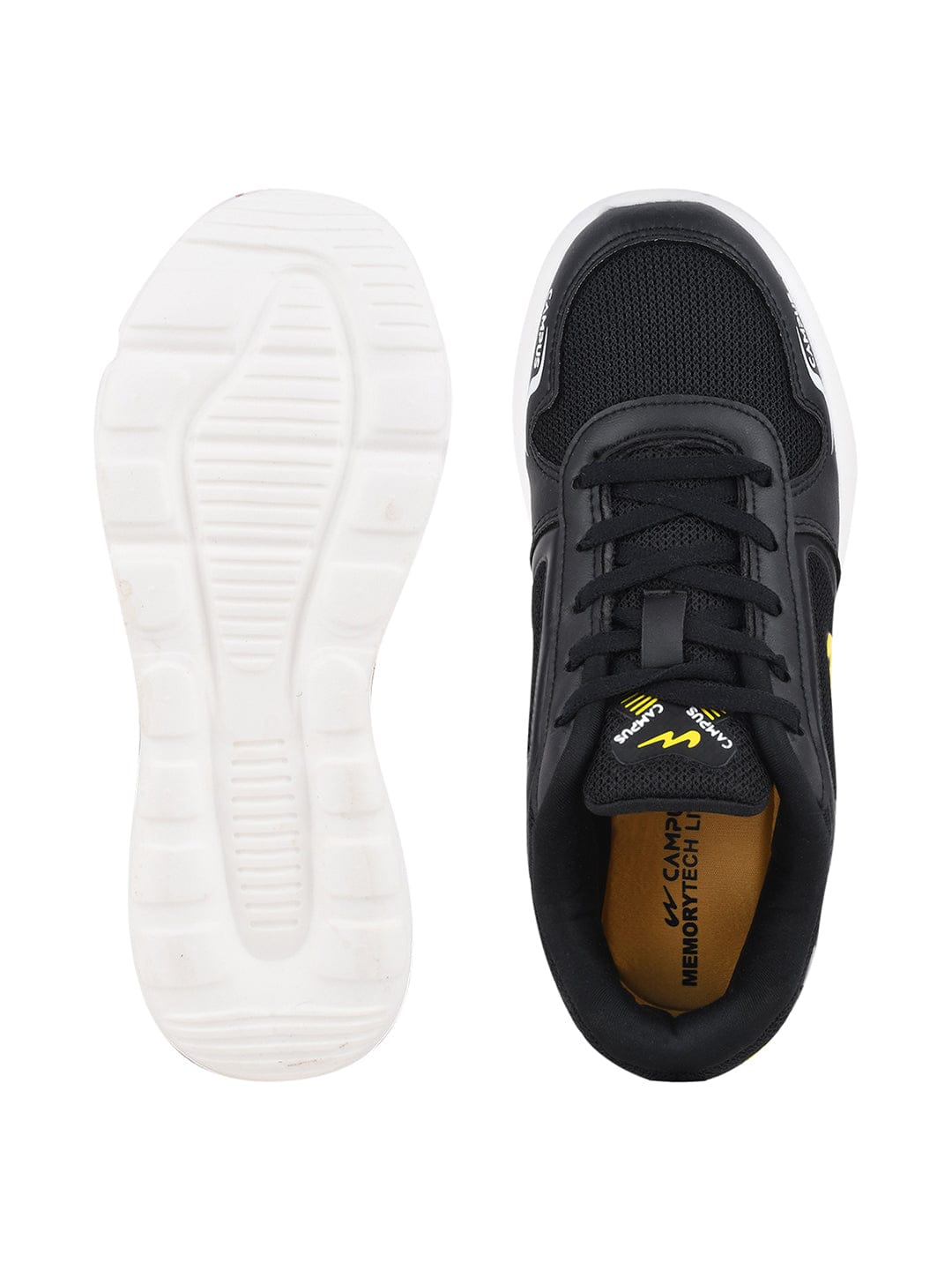 CAMP-TIM-CH Black Child Running Shoes